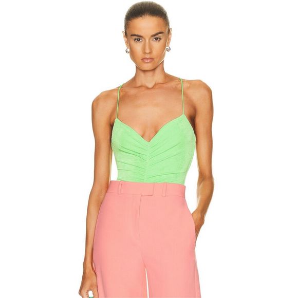 Ser.O.Ya Coral Bodysuit Lime Size XS - Picture 1 of 7
